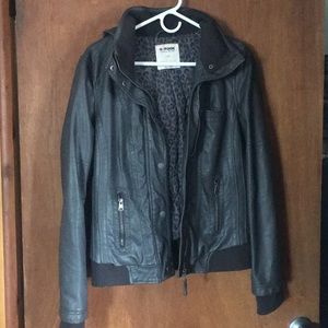 Faux leather jacket